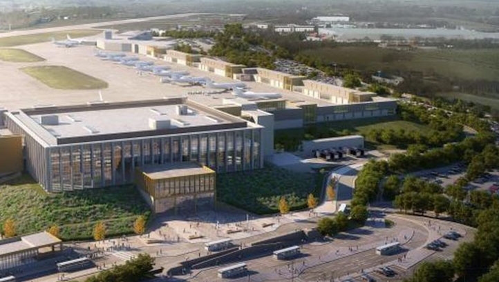 Pictured: An artist's impression of the project. Image: Leeds Bradford Airport